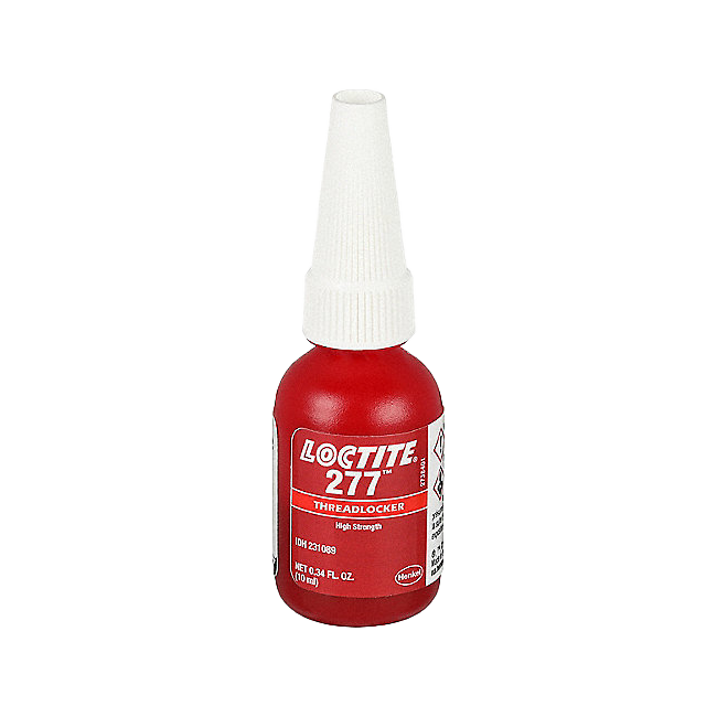 Henkel Loctite 277 Threadlocker Sealant Red MIL-S-46163A - 10 mL