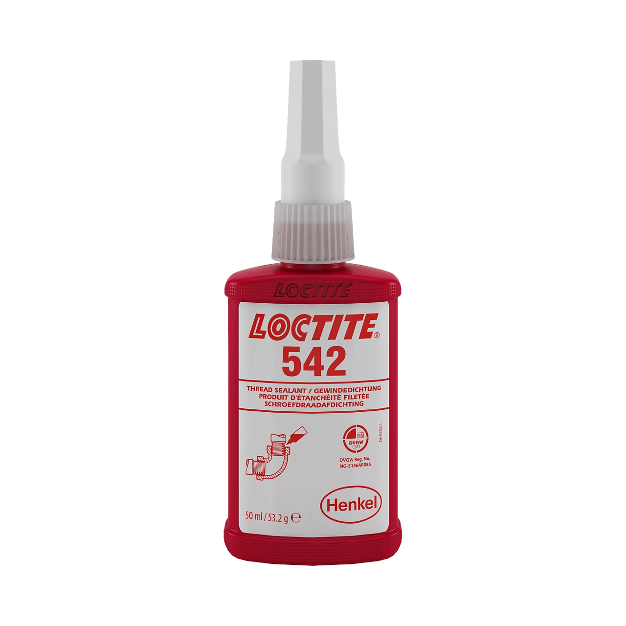 Henkel Loctite 542 Threadlocker Sealant Brown NG-5146AR0855 - 50 mL
