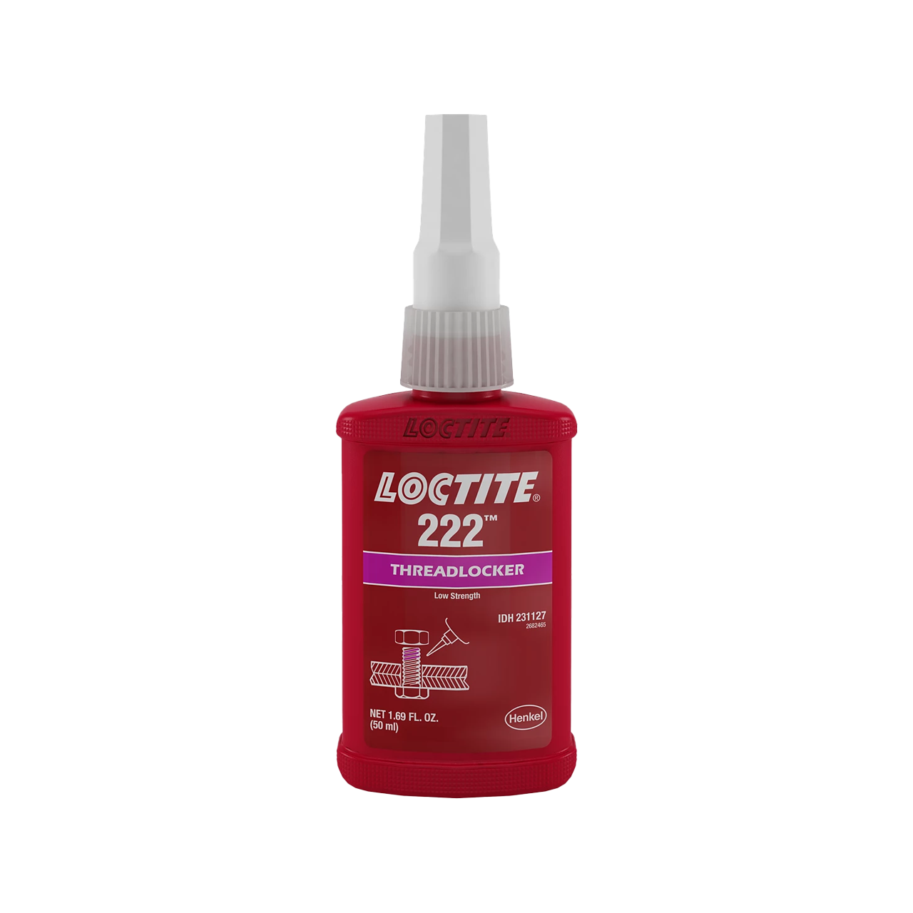 Henkel Loctite 222 Threadlocker Sealant Purple MIL-S-46163A-1 Type II Grade M - 50 ml