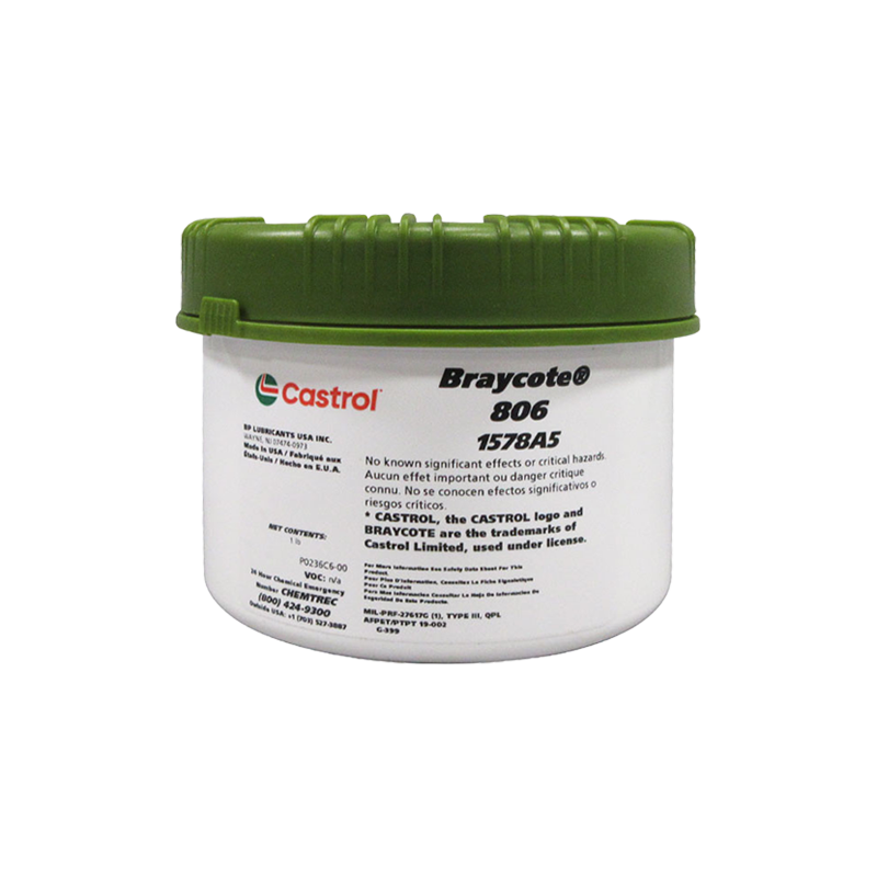 Castrol Braycote 806,Off-White NLGI#2 Grease - 1lb Can