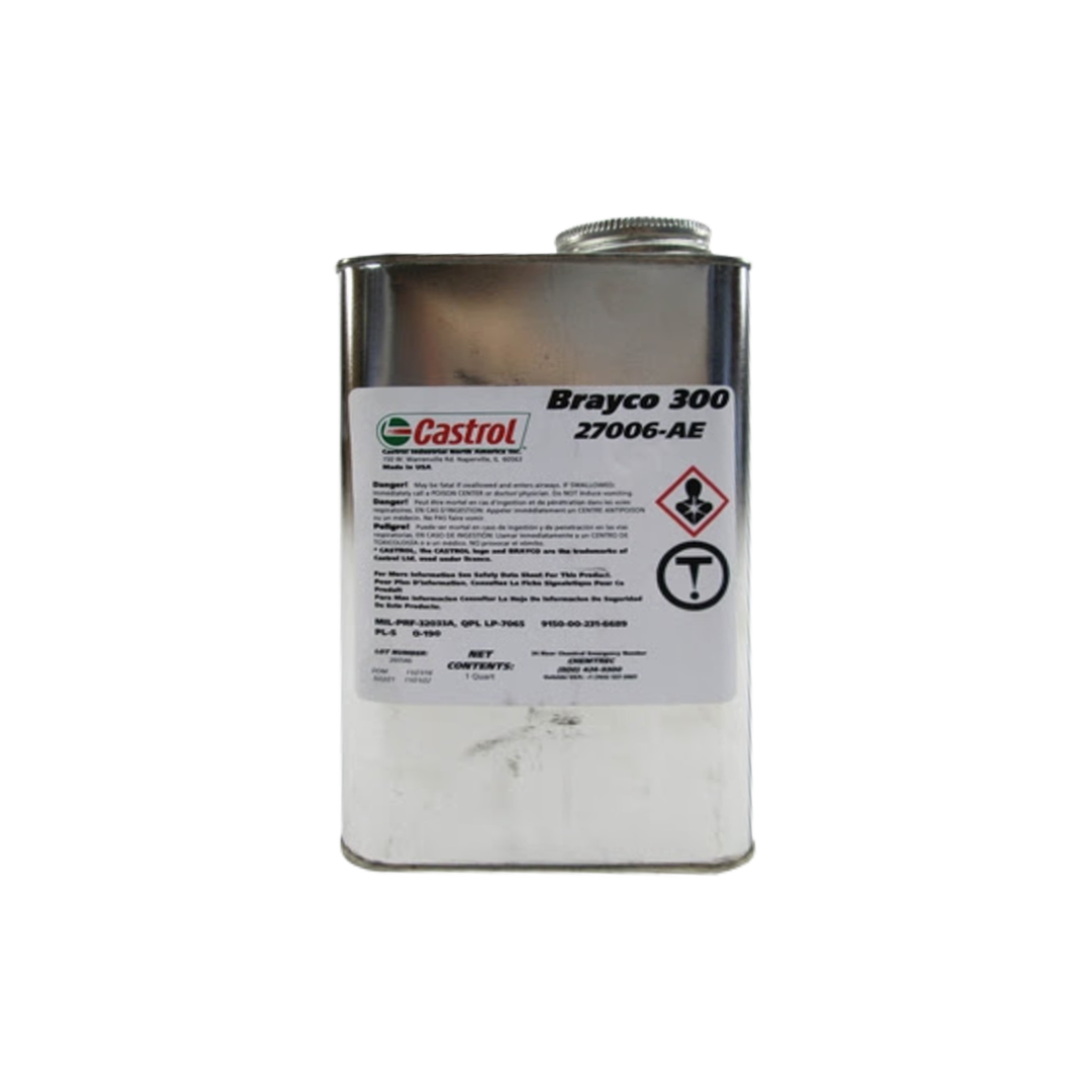 Castrol Brayco 300 General-Purpose Lubricant MIL-PRF-32033 / VV-L-800 - QT