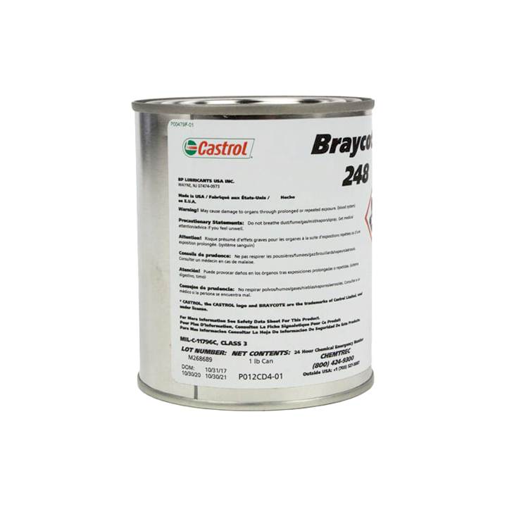 Castrol Braycote 248 15AE02 Grease MIL-C-11796 - 1lb Can