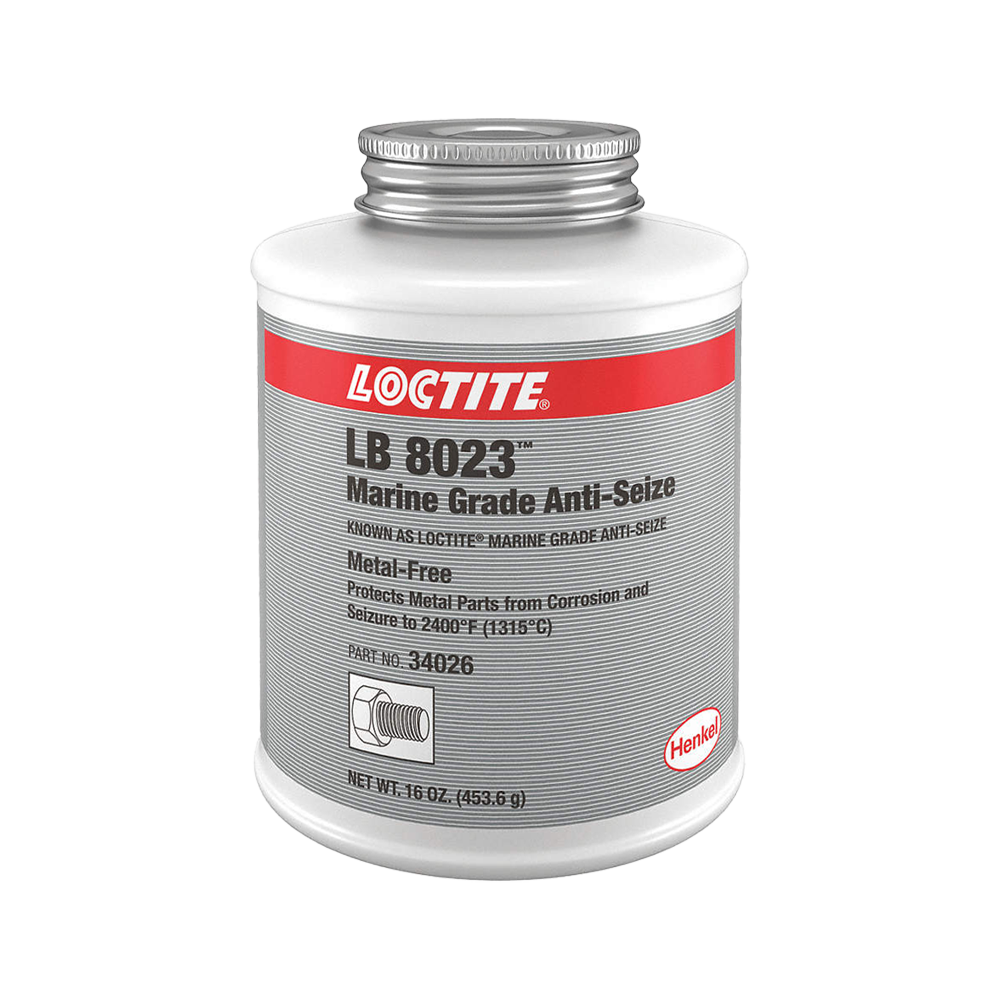 Henkel Loctite LB 8023 Anti-Seize Lubricant 34026 Black, 16 oz brush-top can