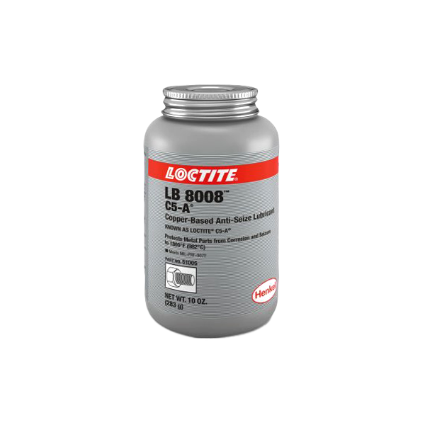 Henkel Loctite LB 8008 C5-A Anti-Seize Lubricant 51005 Copper, 10 oz brush-top can