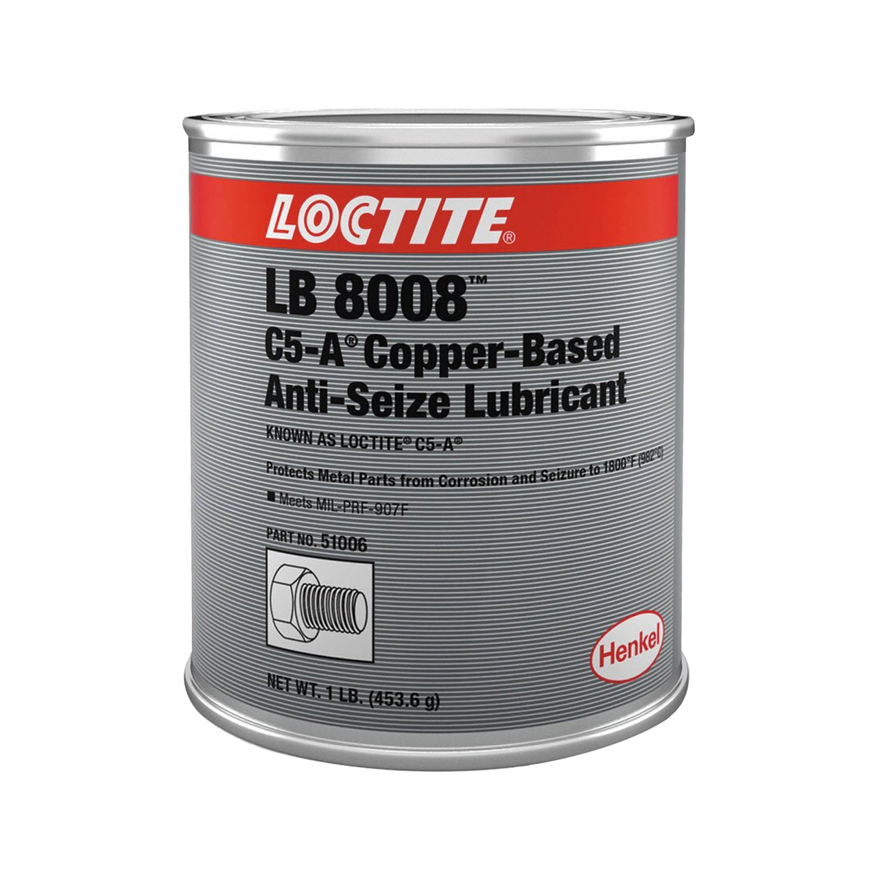 Henkel Loctite LB 8008 C5-A Anti-Seize Lubricant 234263 Copper, 1 lb can