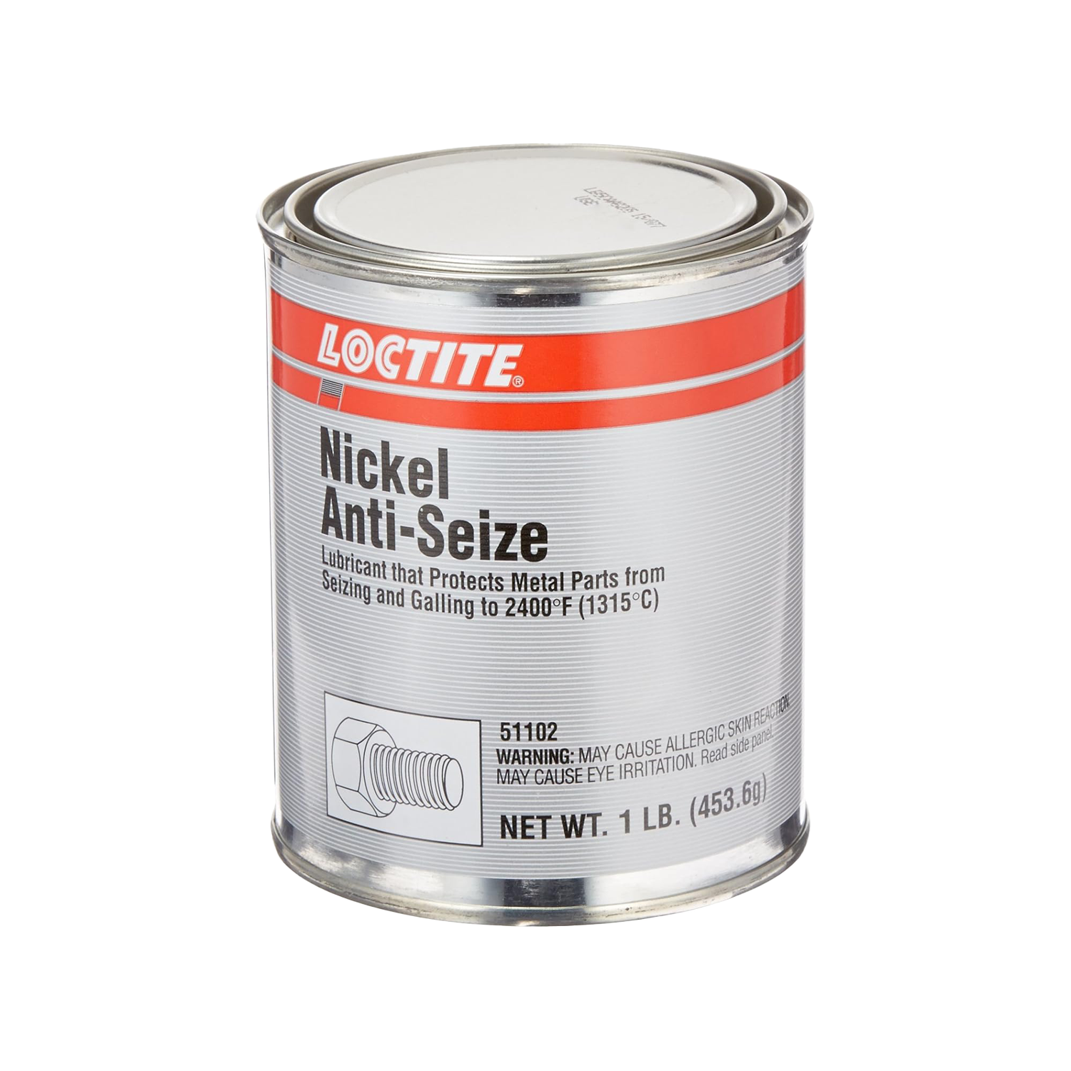 Henkel Loctite LB 771 Anti-Seize Lubricant 51102 Gray, 1 lb brush-top can