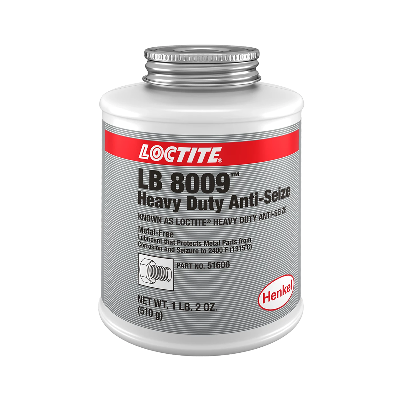 Henkel Loctite LB 8009 Anti-Seize Lubricant 51606 Gray, 1.2 lb brush-top can