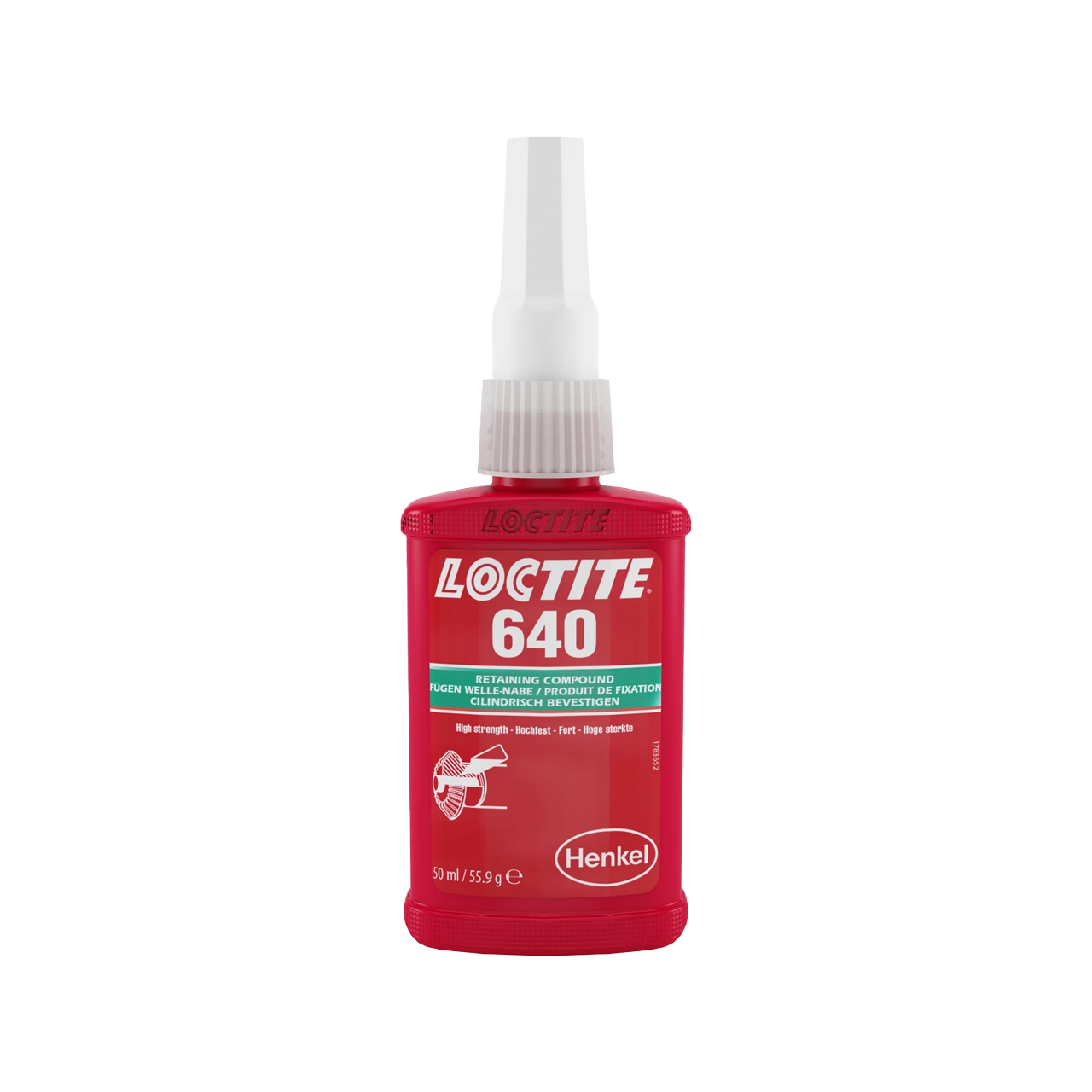 Henkel Loctite RC 640 High Strenght Sealant Mil-S-46082B Type II/ ASTM-D5363: Group 4 Class 1 Grade 2 - 50ml