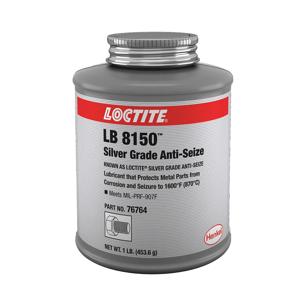 Henkel Loctite LB 8150 Anti-Seize Lubricant 76764 Silver, 1 lb brush-top can