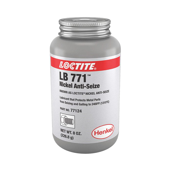 Henkel Loctite LB 771 Anti-Seize Lubricant 235030 Gray, 8 oz brush-top can