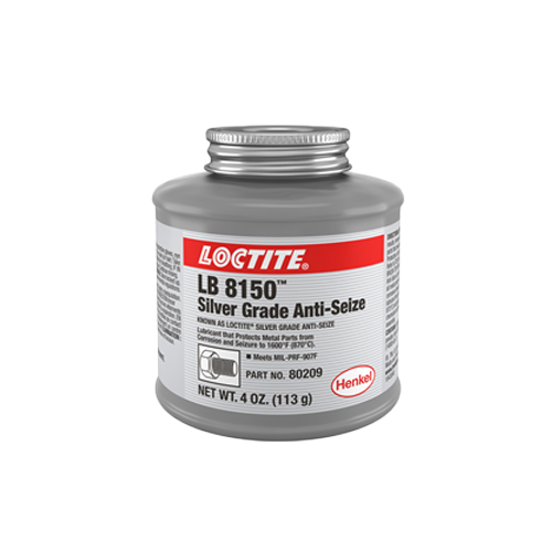 Henkel Loctite LB 8150 Anti-Seize Lubricant 80209 Silver, 4 oz brush-top can