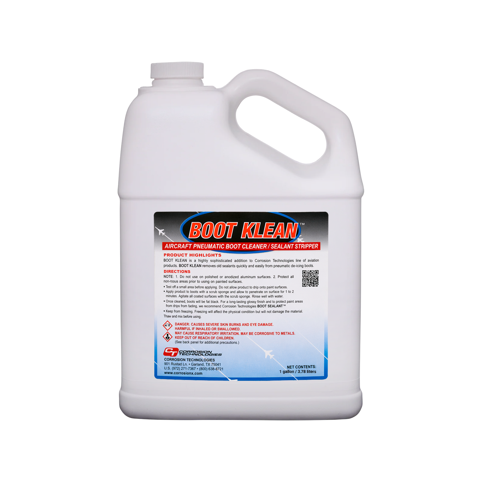 Corrosion Technologies- Boot Klean Aircraft Pneumatic De-Ice Boot Cleaner & Stripper