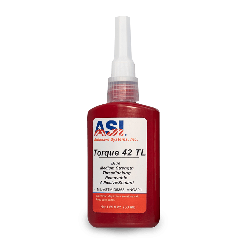 ASI Torque 42 TL Medium Strength Threadlocker MIL-ASTM D5363 / MIL-S-46163A (alternative to Loctite 242) - 50 ML