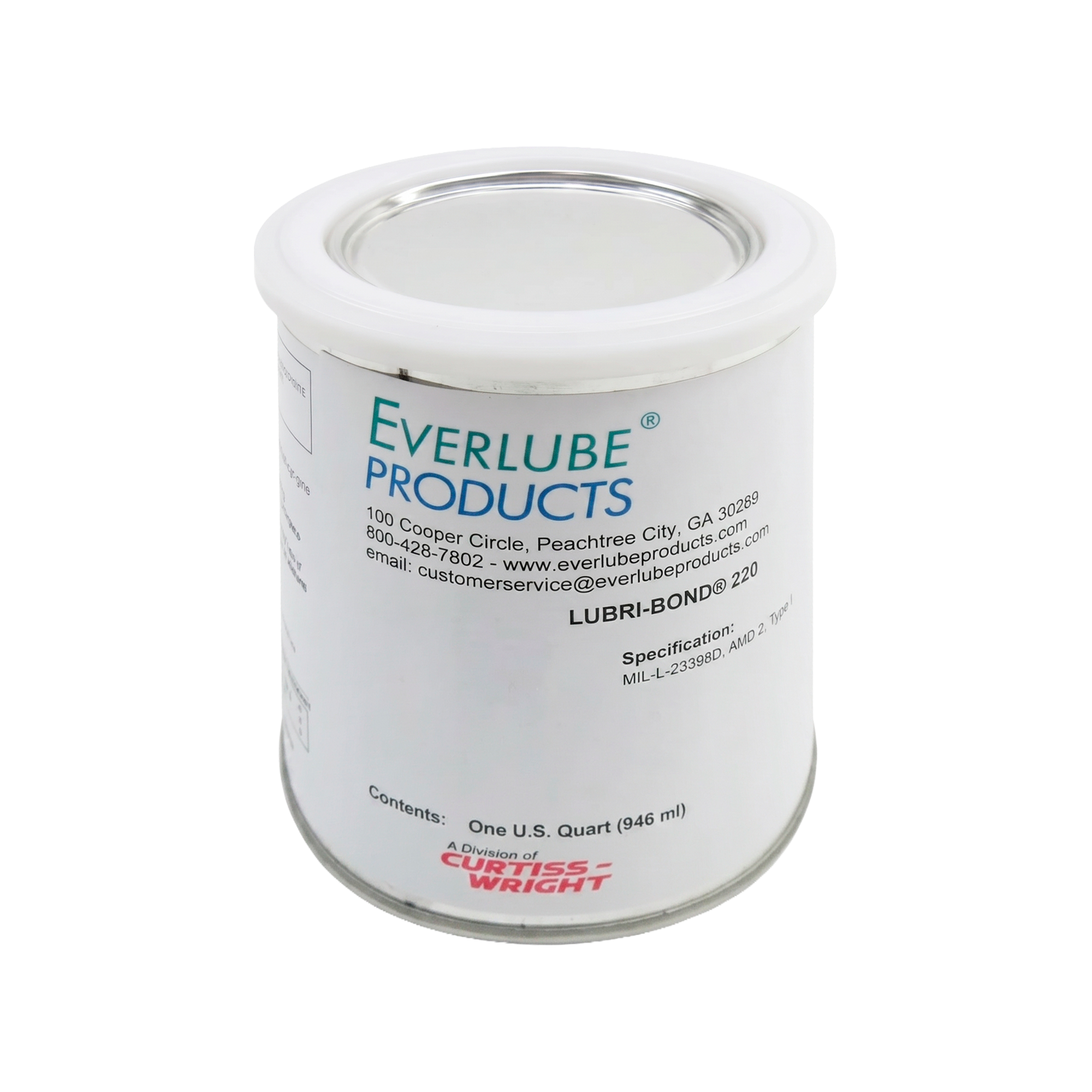Everlube Lubri-Bond 220 Lubricant,  MIL-L-23398 Type 1 & 2 - Quart