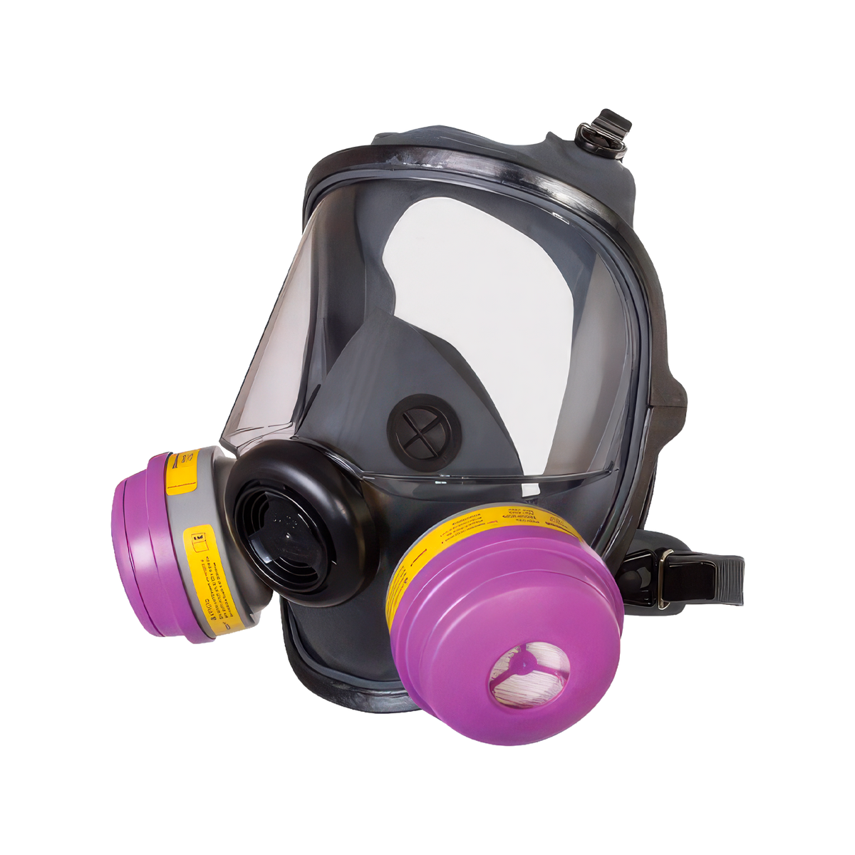 PIP / North 5400 Series Elastomeric Full Facepiece with 4-Strap Headband & Dual N-Series Connectors