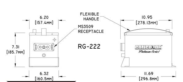 Concorde RG-222 24-Volt Premium Aircraft Battery