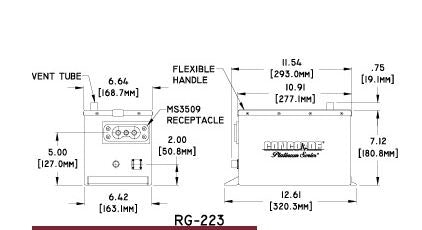 Concorde RG-223 24-Volt Aircraft Battery