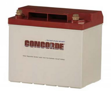 Concorde RG-25 12-Volt Aircraft Battery