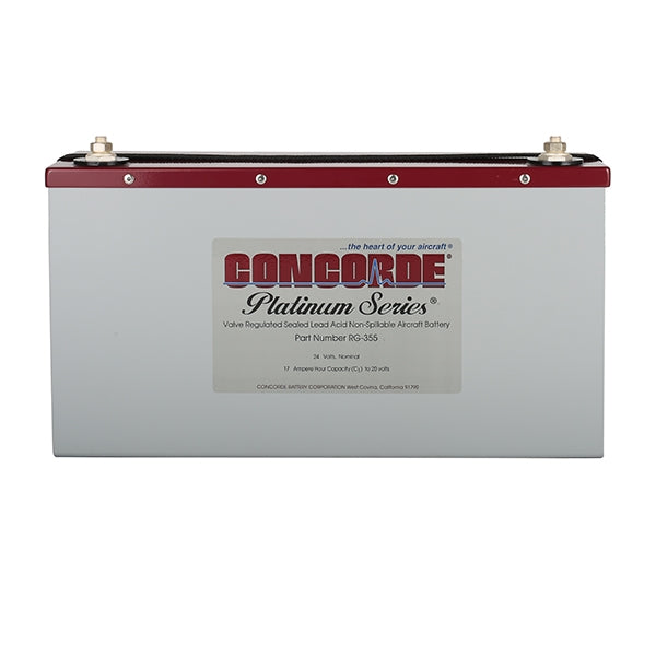 Concorde RG-355 24-Volt Premium Aircraft Battery