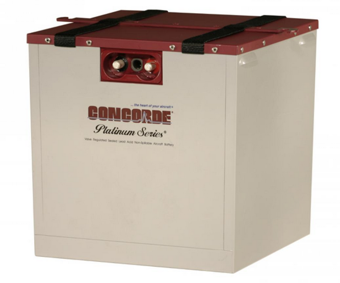 Concorde RG-380E/60K 24-Volt Aircraft Battery