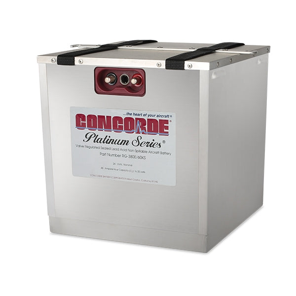 Concorde RG-380E-60KS 24-Volt Premium Lead Acid Aircraft Battery