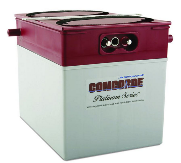 Concorde RG-390ES 24-Volt Aircraft Battery