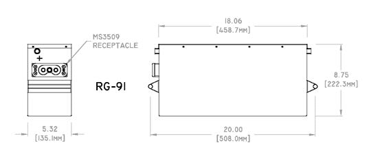 Concorde Battery RG-91 |  Recombinant Gas Series | 24-Volt