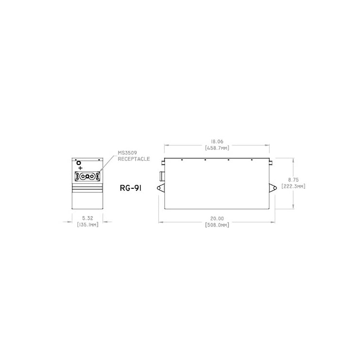Concorde Battery RG-91 |  Recombinant Gas Series | 24-Volt