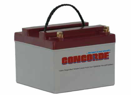 Concorde RG24-10 24-Volt General Aviation AGM Aircraft Battery