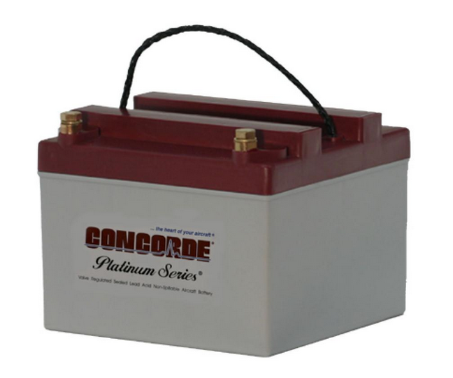 Concorde RG24-16 24-Volt General Aviation AGM Aircraft Battery