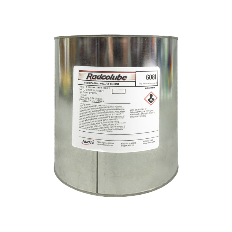 RADCOLUBE 6081 Lubricating Oil, Jet Engine - MIL-PRF-6081E Grade 1010