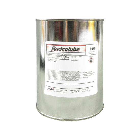 RADCOLUBE 6081 Lubricating Oil, Jet Engine - MIL-PRF-6081E Grade 1010 ...