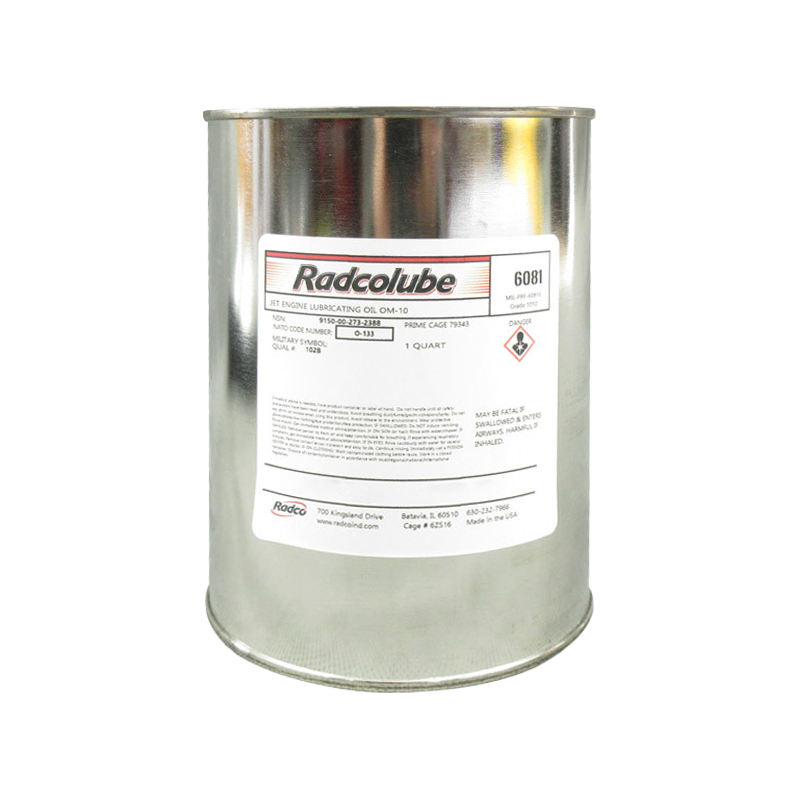 RADCOLUBE 6081 Lubricating Oil, Jet Engine - MIL-PRF-6081E Grade 1010
