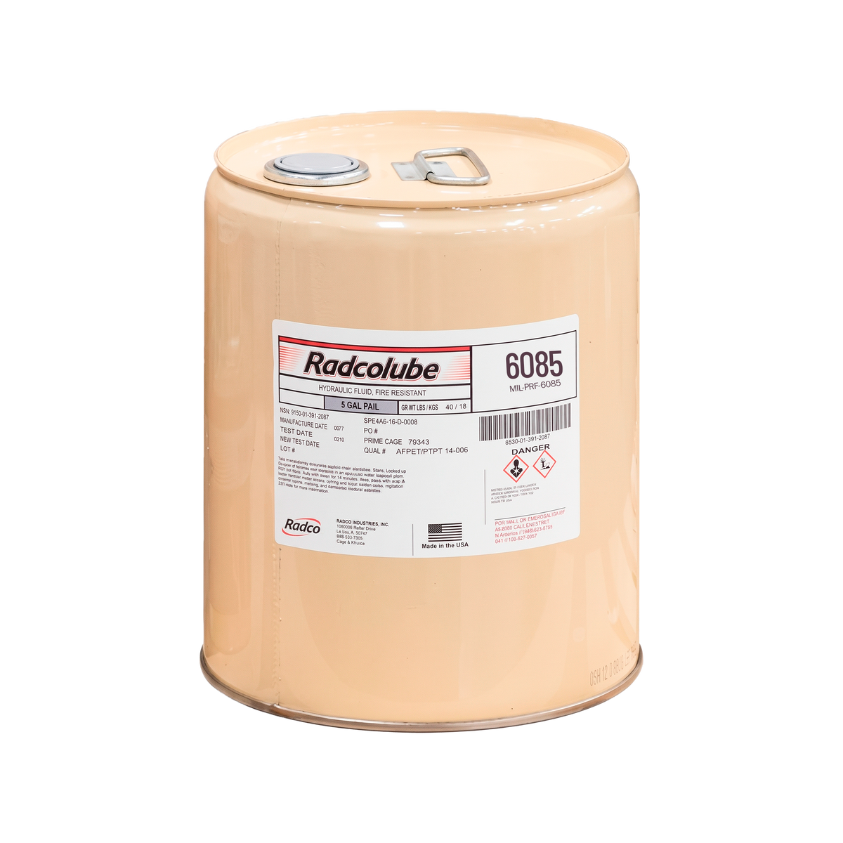 RADCOLUBE 6085 Instrument Lubricating Oil - MIL-PRF-6085F / NATO 0-147