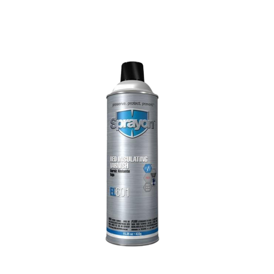 Sprayon EL601 Red Insulating Varnish, Aerosol -15.25 oz