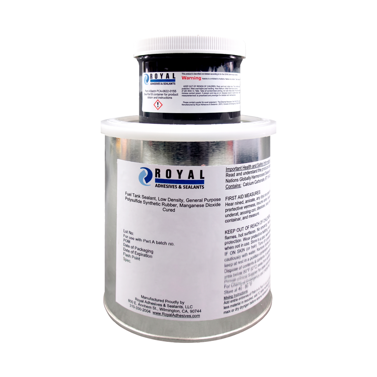 Royal Adhesives WS-8072-B2 MIL-PRF-81733 TYII Class 1 Grade B  (Non-Chromate)
