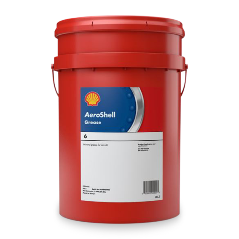 AeroShell Grease 6 MIL-PRF-24139A general purpose airframe grease available in tube, can, and pail