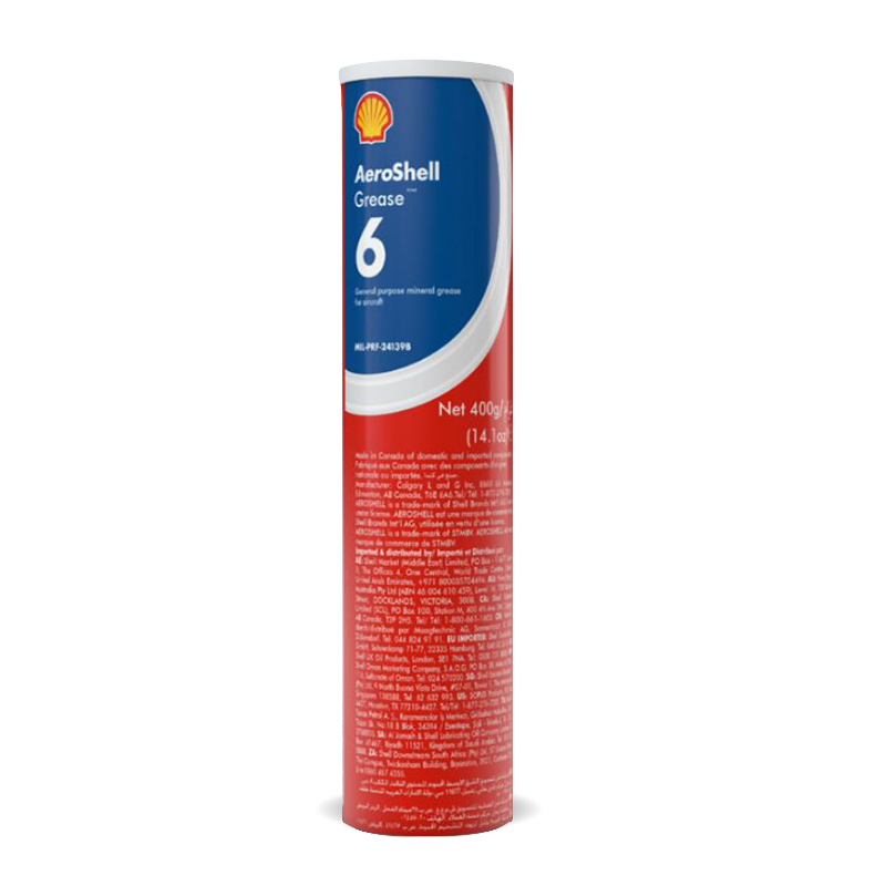 AeroShell Grease 6 MIL-PRF-24139A general purpose airframe grease available in tube, can, and pail