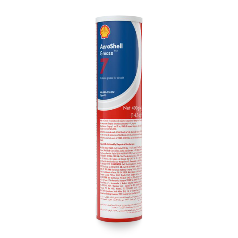 AeroShell Grease 7 MIL-PRF-23827C Type II synthetic airframe grease in tube, can, and pail