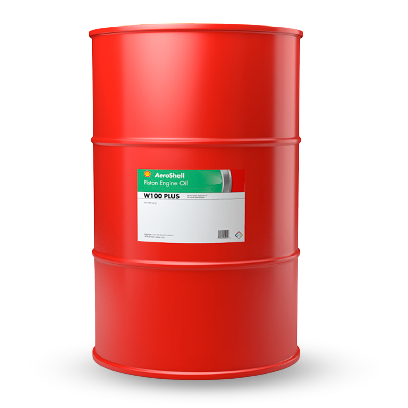 AeroShell W100 Plus single grade aviation piston engine oil with anti wear Lycoming additive