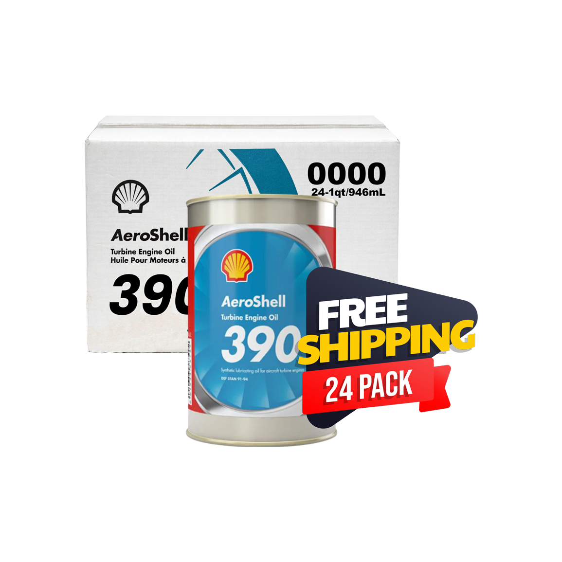 AeroShell 390 Turbine Oil - DEF STAN 91-94 - Quart