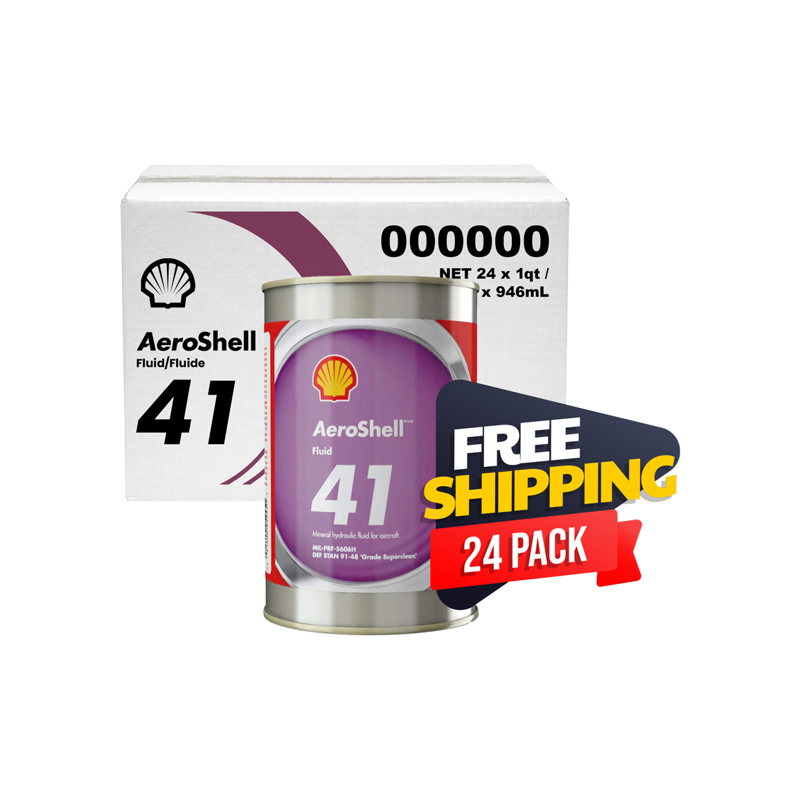 AeroShell 41 Hydraulic Fluid - MIL-PRF-5606/DEF STAN 91-48 GRADE SUPERCLEAN