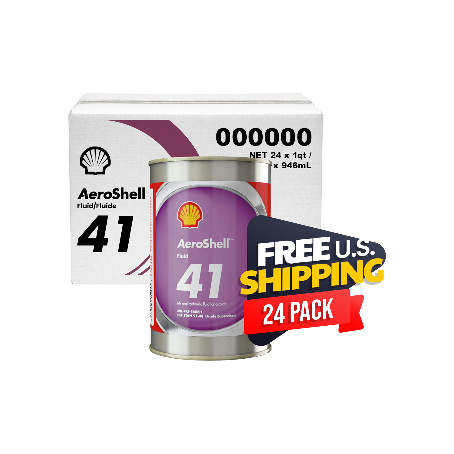 AeroShell 41 Hydraulic Fluid - MIL-PRF-5606/DEF STAN 91-48 GRADE SUPERCLEAN