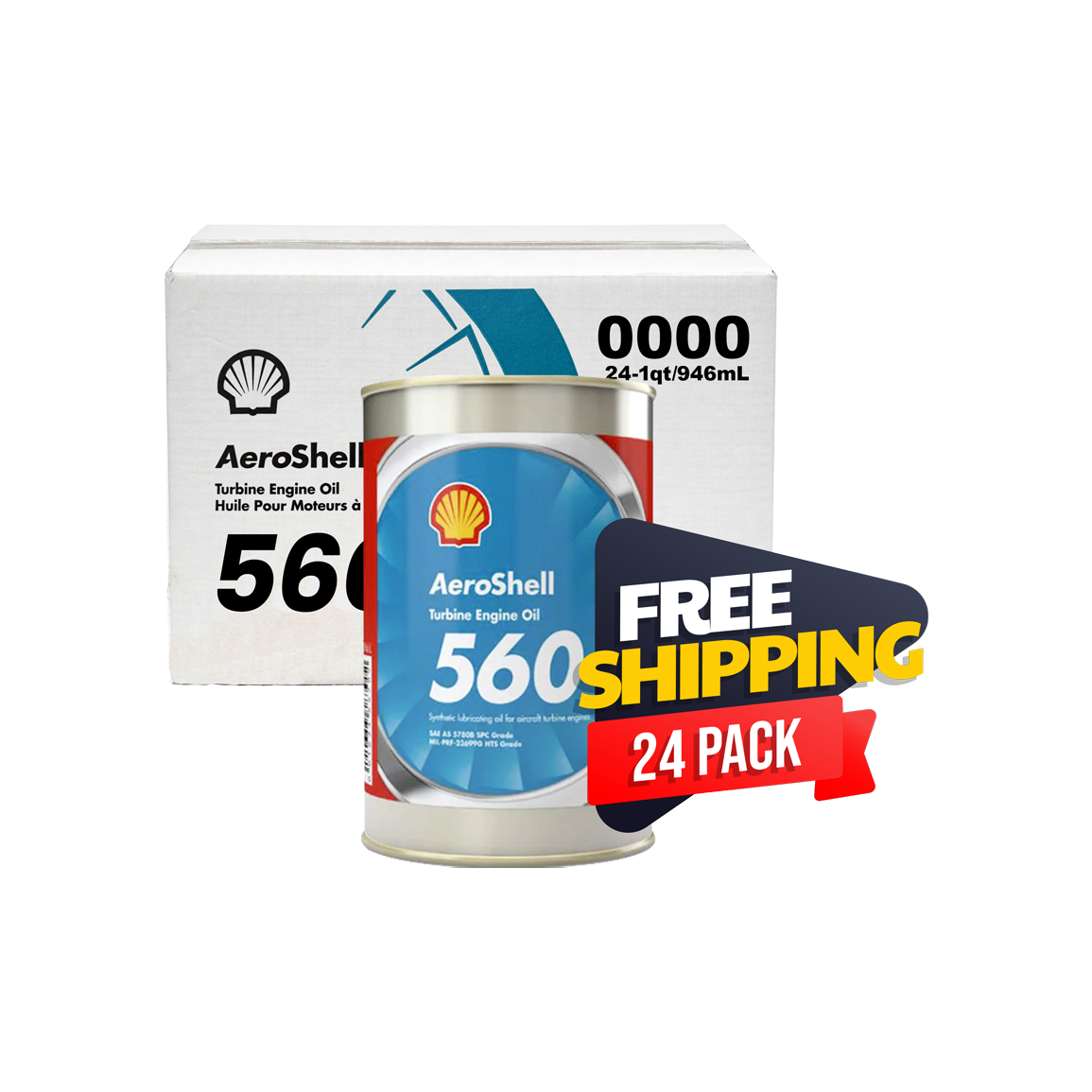 AeroShell 560 Turbine Oil - MIL-PRF-23699 HTS/SAE AS5780 GRADE SPC