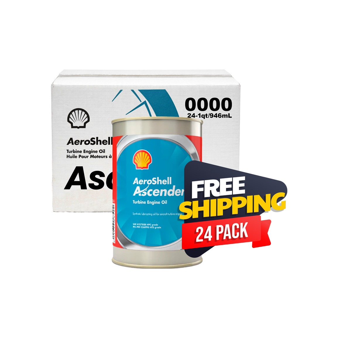 AeroShell Ascender Turbine Oil - MIL-PRF-23699 HTS/SAE AS5780 GRADE HPC