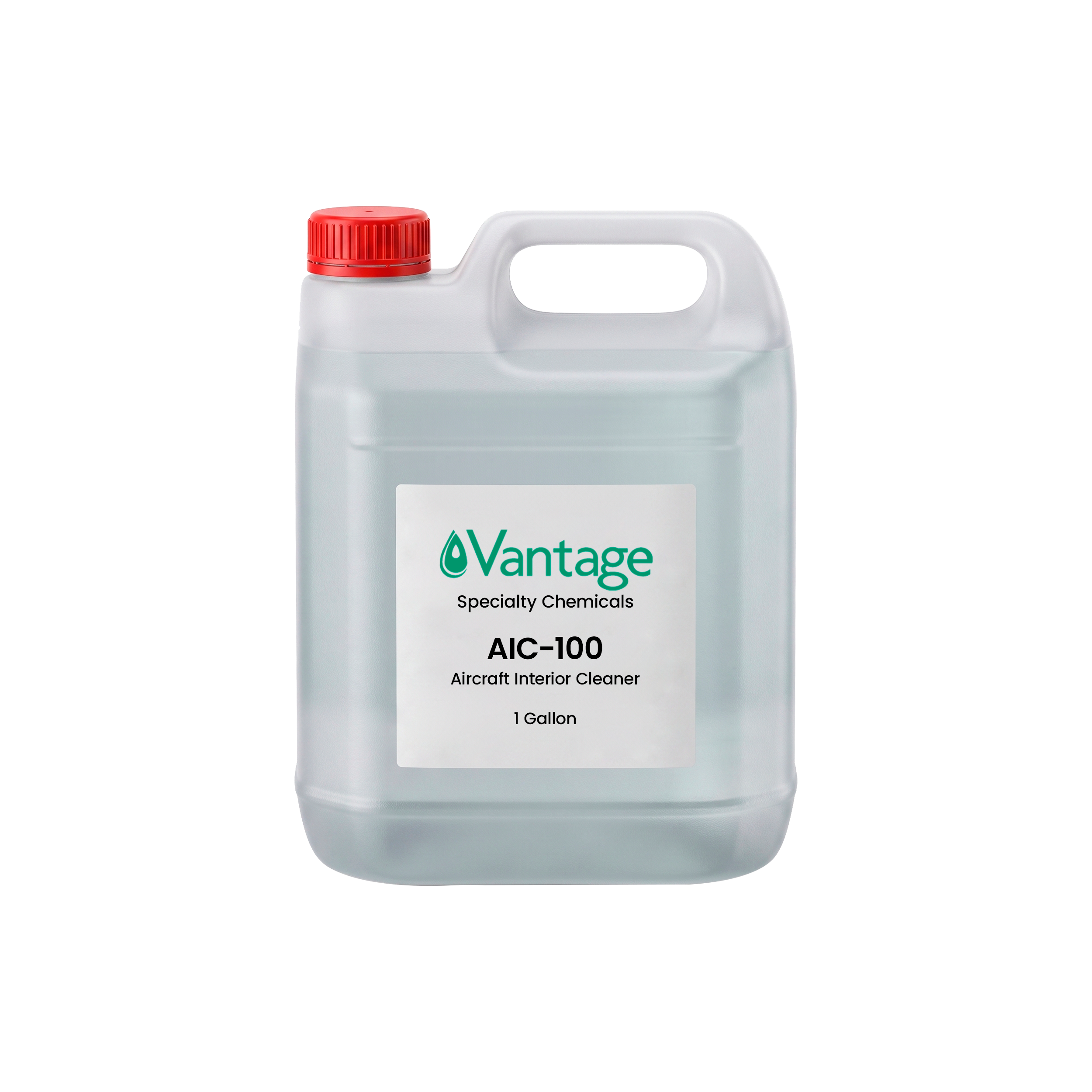 Vantage AIC-100 Boeing D6-17487 and Airbus certified aircraft cabin interior aqueous cleaner fluid