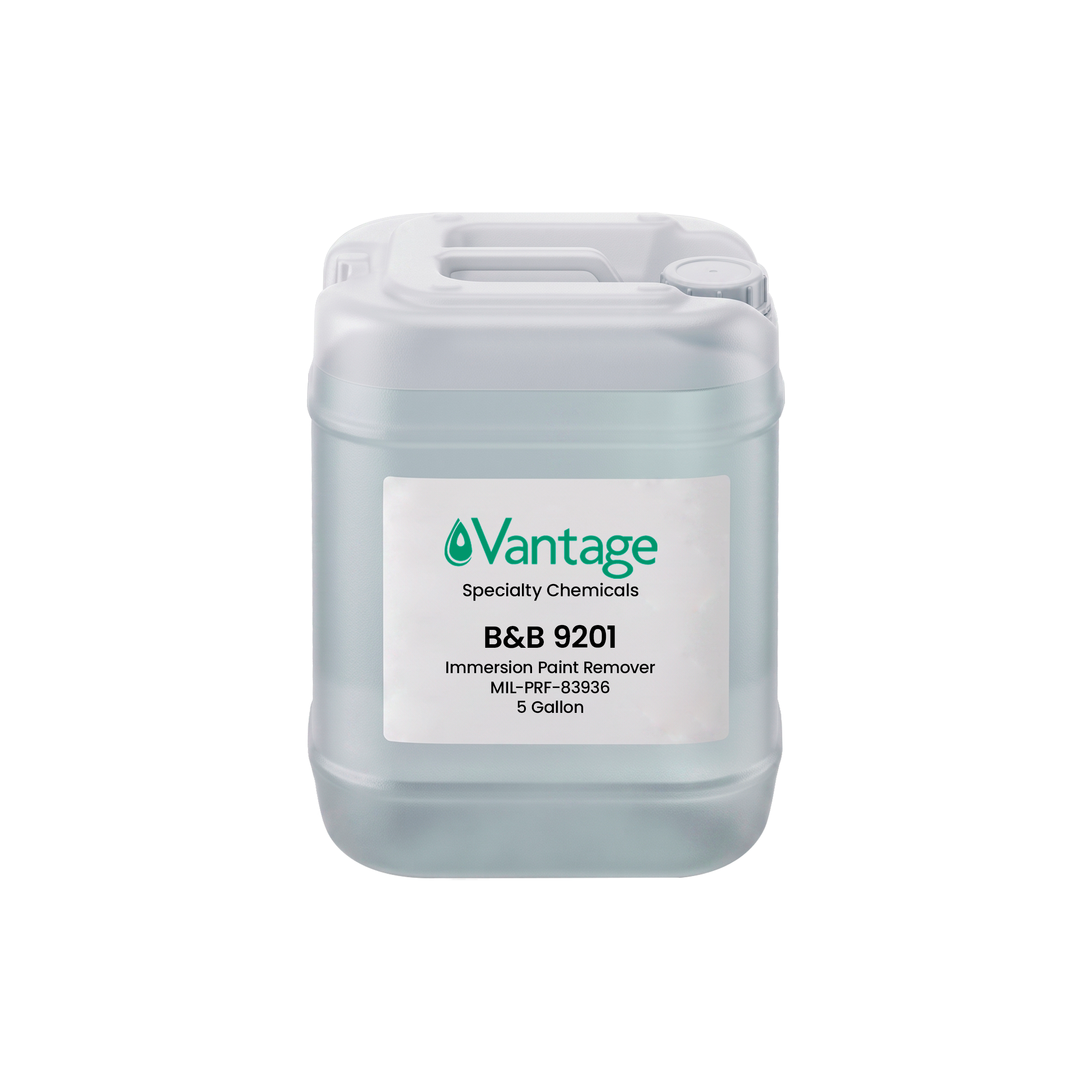 Vantage B and B 9201 MIL-PRF-83936 hot tank immersion aircraft paint stripper fluid
