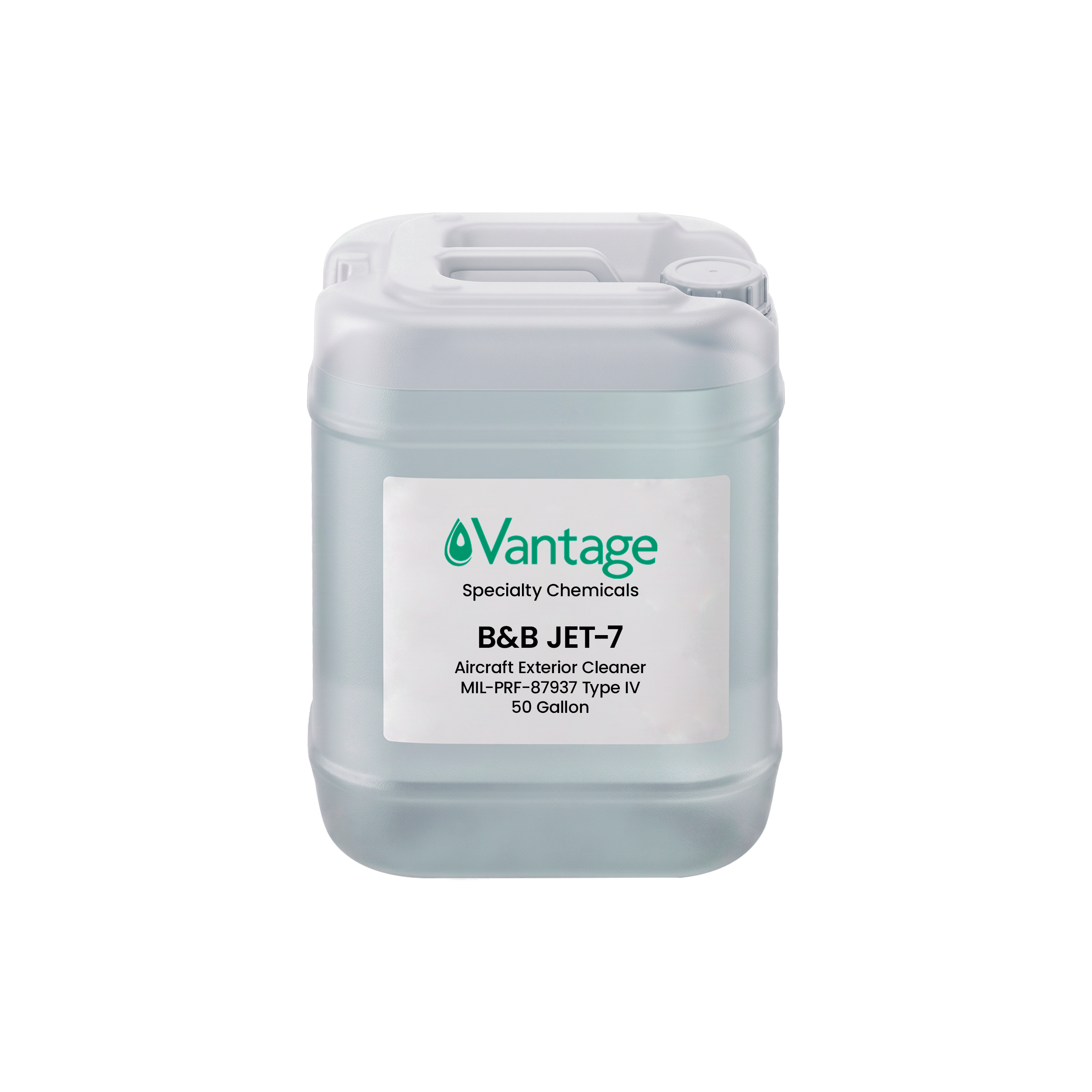 Vantage B and B JET-7 MIL-PRF-87937 Type IV heavy duty aircraft exterior cleaner fluid