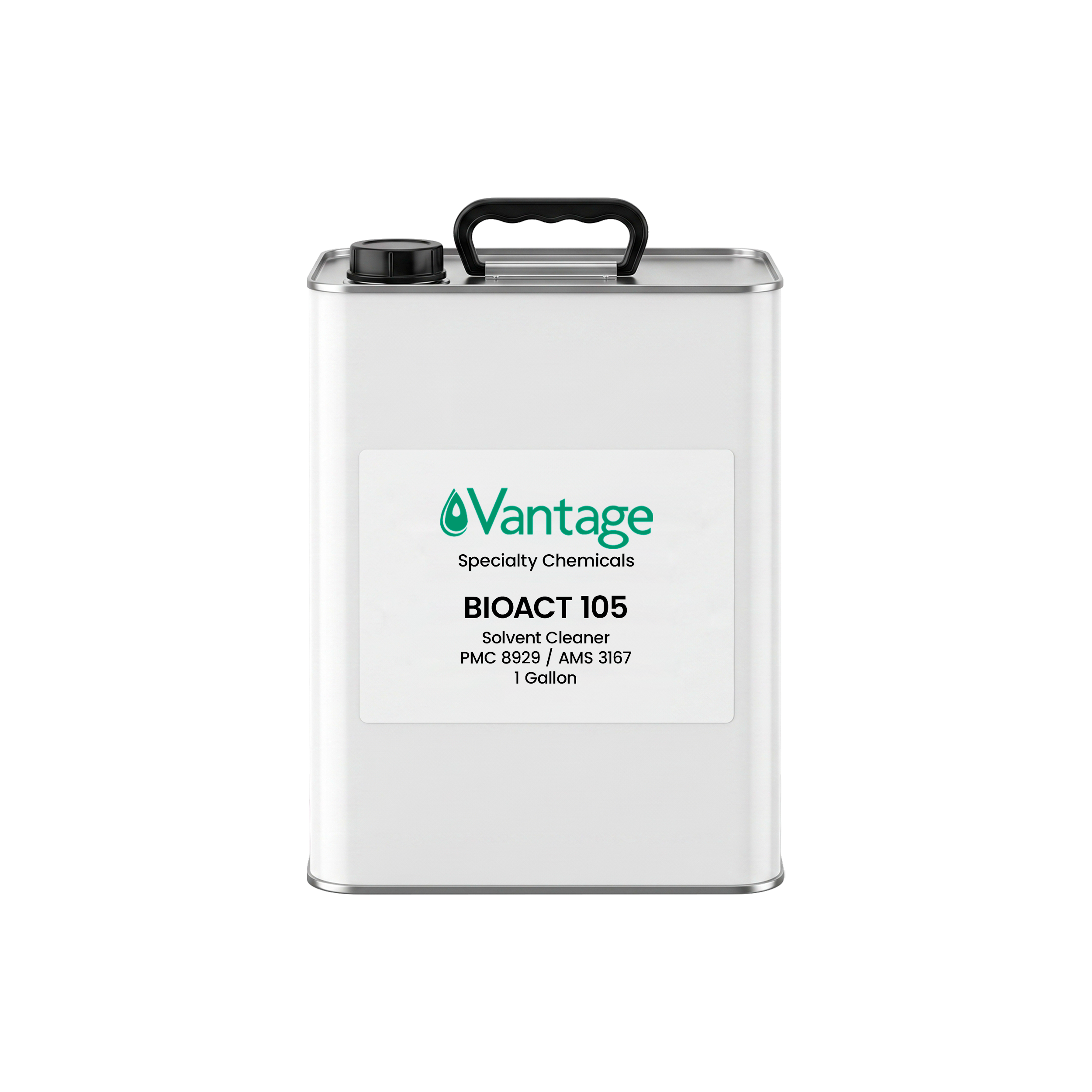Vantage BIOACT 105 fast-drying aerospace solvent cleaner and precision degreaser replacing MEK and IPA