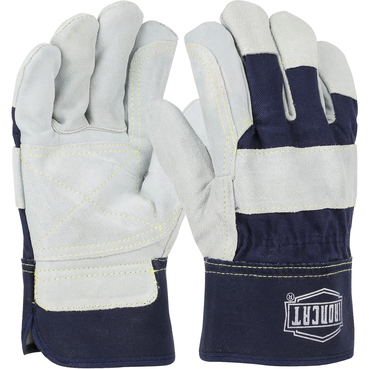 IC5DP M Ironcat Premium Split Cowhide Leather Double Palm Glove With